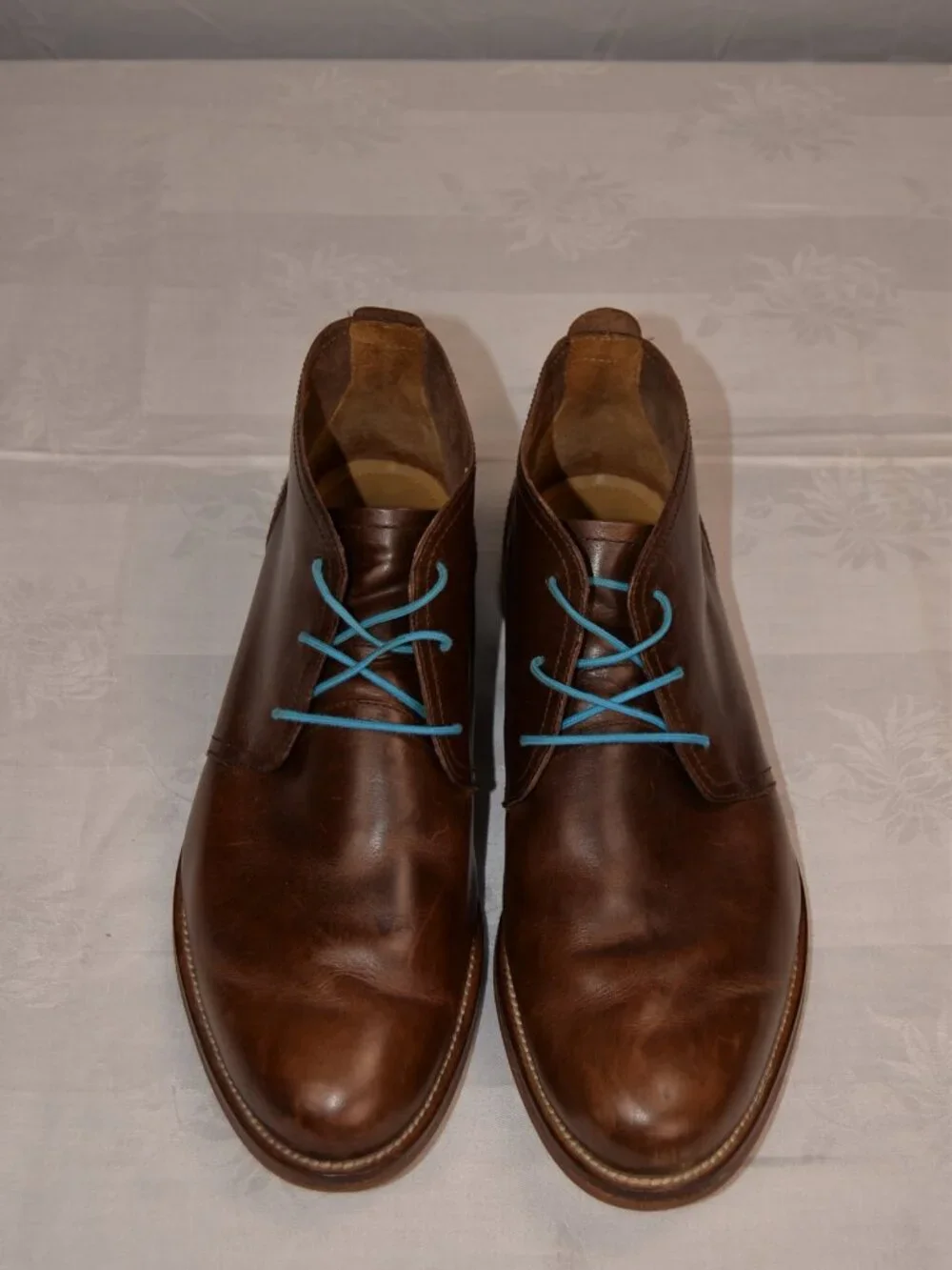 J. Shoes tan leather dress chukka-style boot 12M